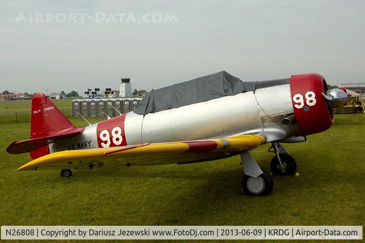 N26808, 1956 North American SNJ-4 Texan C/N 88-11452, North American SNJ-4 Texan  C/N 26808, N26808
