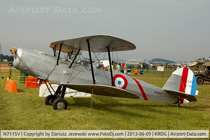 N711SV, 1973 Stampe-Vertongen SV-4C Replica C/N 711EBS, Stampe SV-4C  C/N 711EBS, N711SV