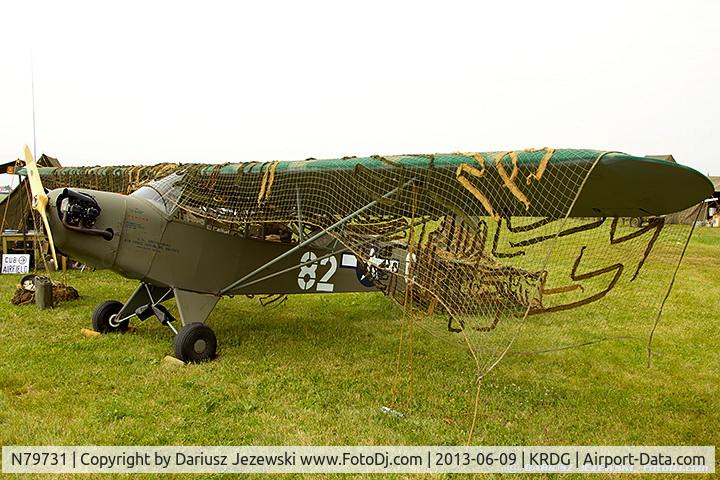 N79731, 1944 Piper L-4H Grasshopper (J3C-65D) C/N 12027, Piper L-4H Grasshopper  C/N 12027, N79731