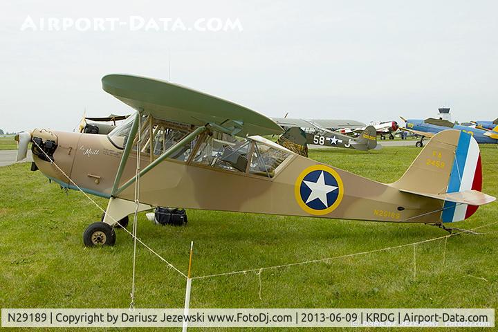N29189, 1940 Aeronca 60-TF C/N 2510T, Aeronca 60-TF 