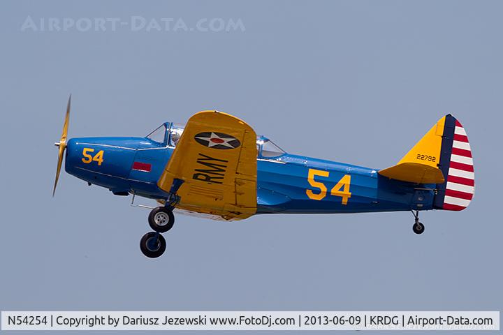 N54254, 1941 Fairchild M-62A-3 Cornell II C/N T42-1831, Fairchild M-62A-3  C/N T-42-1831, N54254