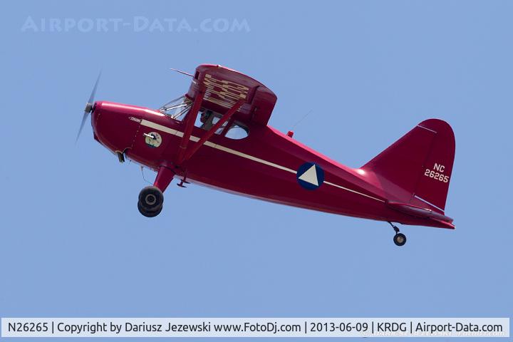 N26265, 1940 Stinson 10 C/N 7552, Stinson 10  C/N 7552, N26265