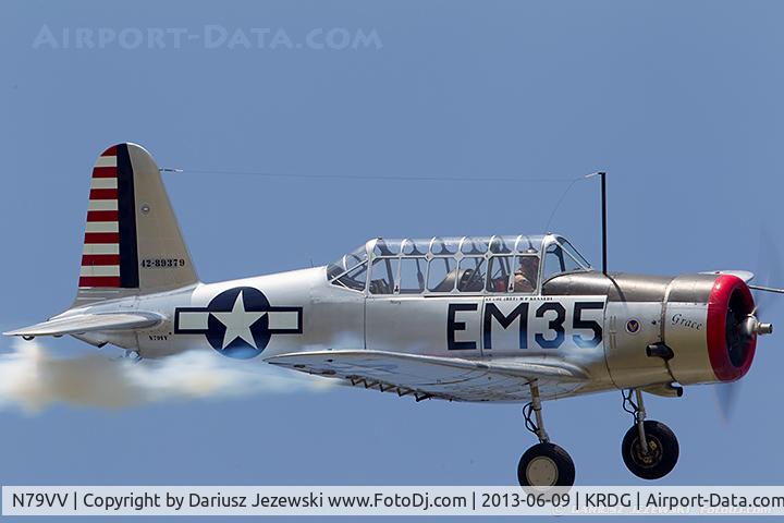 N79VV, 1942 Consolidated Vultee BT-13A C/N 11756, Consolidated Vultee BT-13A Valiant  C/N 11756, N79VV