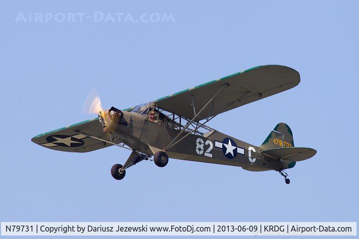 N79731, 1944 Piper L-4H Grasshopper (J3C-65D) C/N 12027, Piper L-4H Grasshopper  C/N 12027, N79731