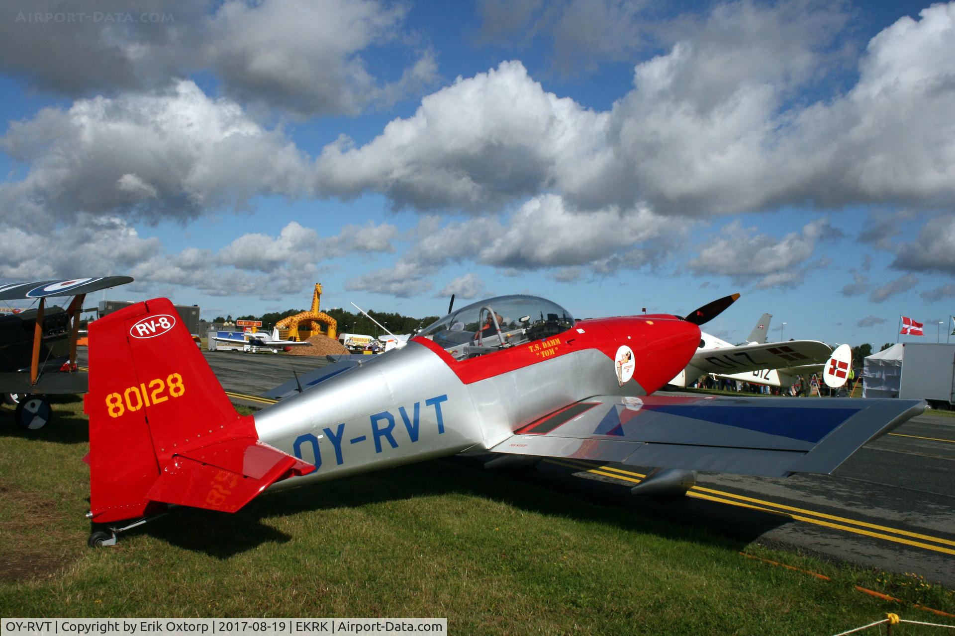 OY-RVT, 2015 Vans RV-8 C/N 0602-80128, OY-RVT in thr 
