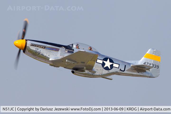 N51JC, 1944 North American P-51D Mustang C/N 122-38798, North American P-51D Mustang 