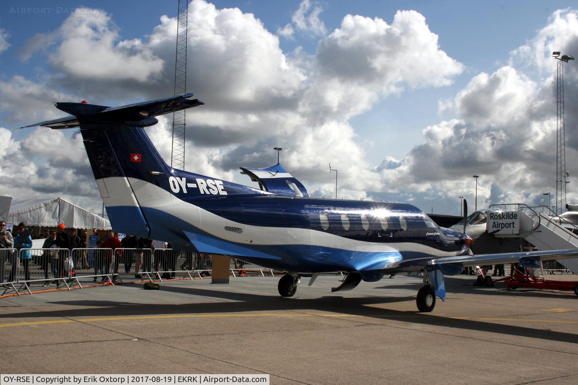 OY-RSE, 2011 Pilatus PC-12/47E C/N 1273, OY-RSE at the 