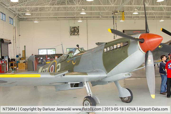 N730MJ, 1943 Supermarine 361 Spitfire HF.IXe C/N CBAF.7243, Supermarine Spitfire Mk IX  C/N CBAF 7243, N730MJ
