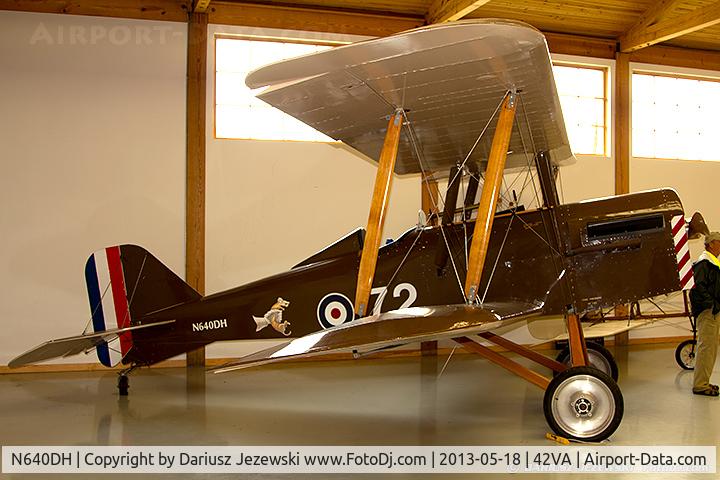 N640DH, 1996 Royal Aircraft Factory SE-5A Replica C/N SE5-AF5031, Se-5A  C/N SE5-AF5031, N640DH