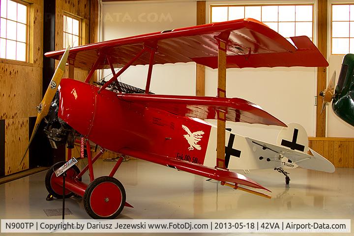 N900TP, 2003 Fokker Dr.1 Triplane Replica C/N 001TP, Fokker DR-I C/N 001TP, N900TP