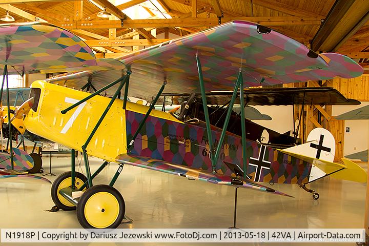 N1918P, 1991 Fokker D-VII Replica C/N 6880, Fokker D-VII  C/N 6880, N1918P