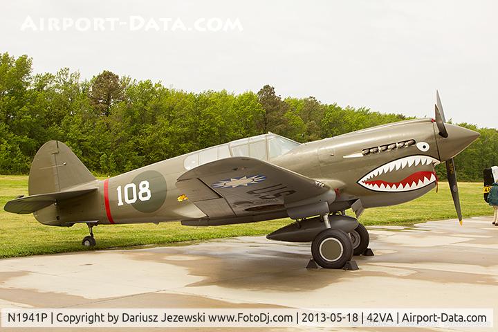 N1941P, 1941 Curtiss P-40E C/N 1025, Curtiss P-40E Warhawk  C/N 1025, N1941P