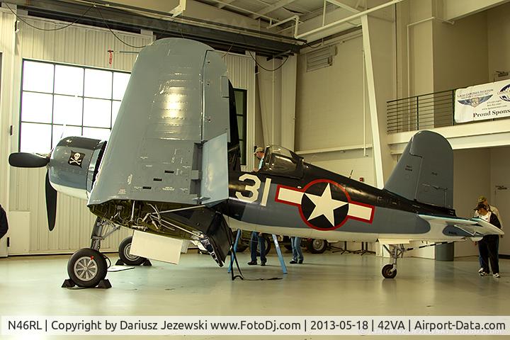 N46RL, 1945 Goodyear FG-1D Corsair C/N Not found (92508/N46RL), Goodyear FG-1D Corsair C/N 92508, N46RL