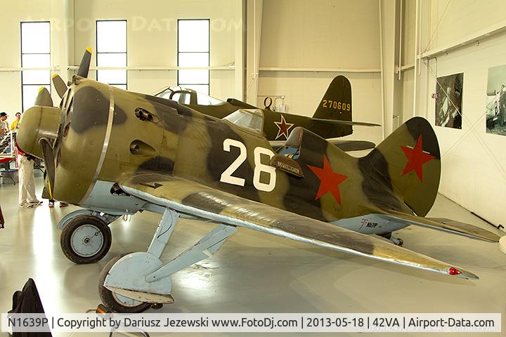 N1639P, 1939 Polikarpov I-16 Type 24 C/N 2421028, Polikarpov I-16 Type 24  C/N 2421028, N1639P