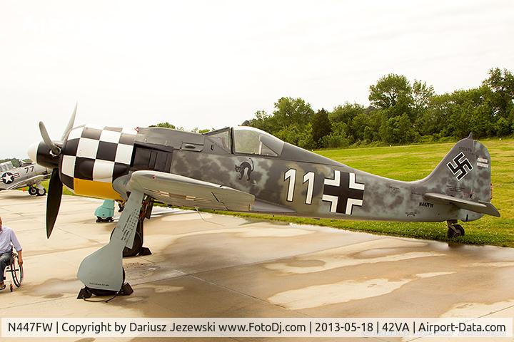 N447FW, Focke-Wulf Fw-190A-8 C/N 739447, Focke-Wulf Fw-190A-8 C/N 739447, N447FW