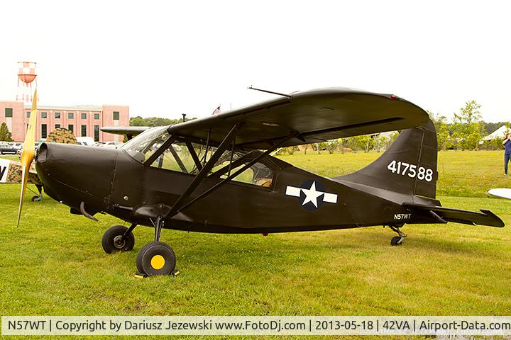 N57WT, Stinson L-5E Sentinel C/N 3786, Stinson L-5E Sentinel  C/N 3786, N57WT