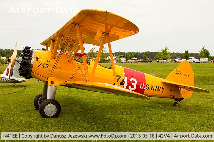 N41EE, 1941 Boeing B75N1 C/N 75-2743, Boeing B-75N1 Stearman  C/N 75-2743, N41EE
