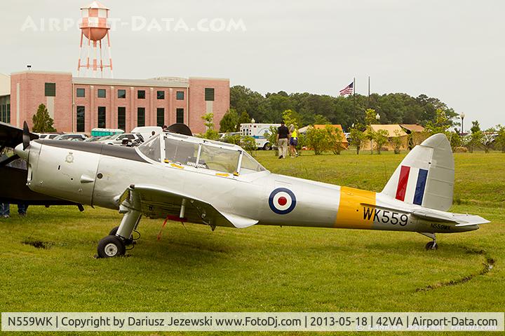 N559WK, 1952 De Havilland DHC-1 Chipmunk T.10 C/N C1/0576, De Havilland DHC-1 Chipmunk T.10  C/N C1/0576, N559WK