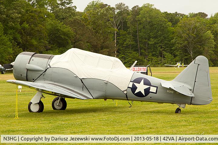 N3HG, North American T-6G Texan C/N 168-201, North American T-6G Texan  C/N 49-3097, N3HG