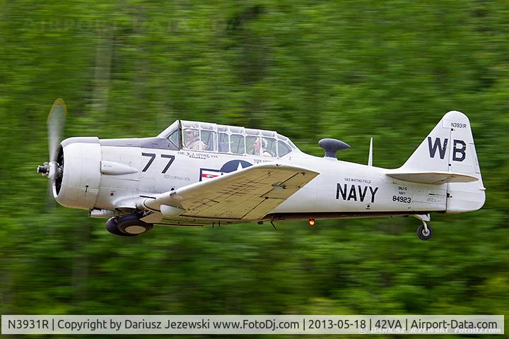 N3931R, North American AT-6B Texan C/N 84-923, North American AT-6 Texan  C/N 84-923, N3931R