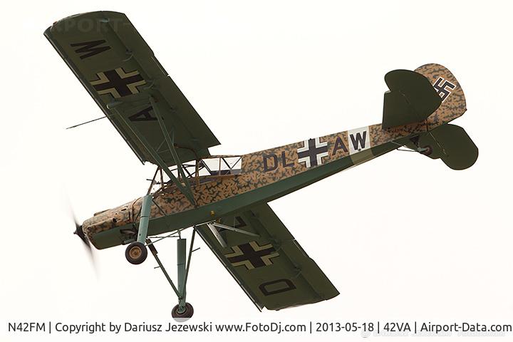 N42FM, 1949 Morane-Saulnier MS-500 Criquet C/N 751, Morane-Saulnier Fiesler Fi-156C Storch MS-500 C/N 751, N42FM