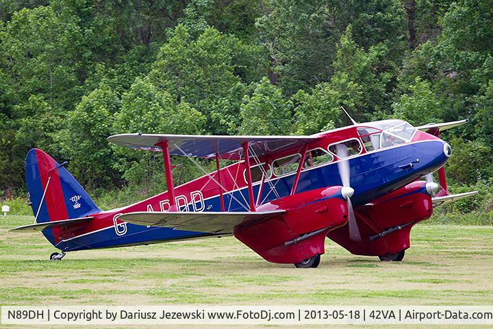 N89DH, 1944 De Havilland DH-89A Dominie/Dragon Rapide C/N 6709, De Havilland DH-89A Dragon Rapide  C/N 6709, NX89DH
