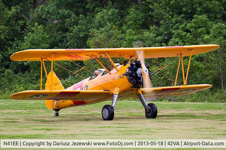 N41EE, 1941 Boeing B75N1 C/N 75-2743, Boeing B-75N1 Stearman  C/N 75-2743, N41EE