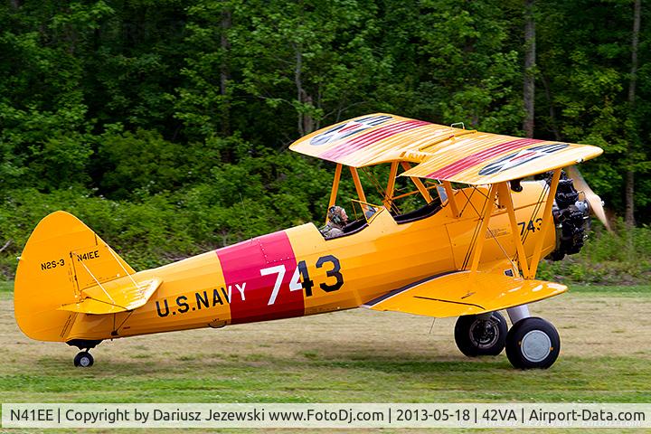 N41EE, 1941 Boeing B75N1 C/N 75-2743, Boeing B-75N1 Stearman  C/N 75-2743, N41EE