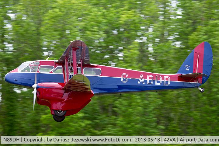 N89DH, 1944 De Havilland DH-89A Dominie/Dragon Rapide C/N 6709, De Havilland DH-89A Dragon Rapide  C/N 6709, NX89DH
