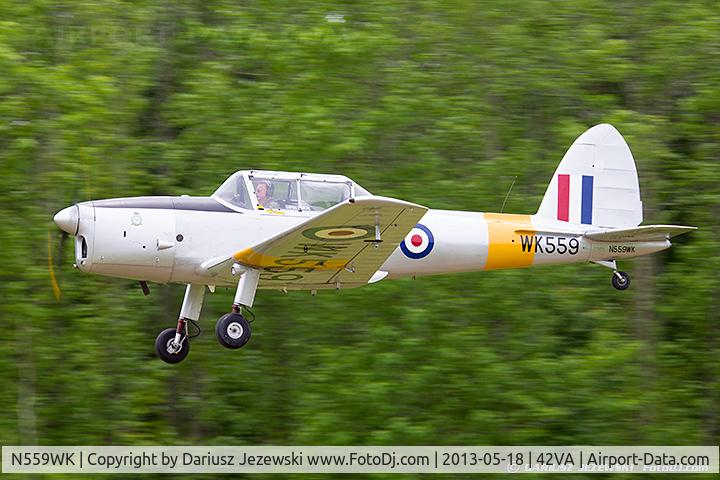 N559WK, 1952 De Havilland DHC-1 Chipmunk T.10 C/N C1/0576, De Havilland DHC-1 Chipmunk T.10  C/N C1/0576, N559WK