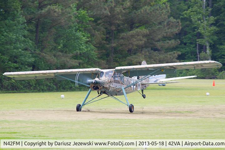 N42FM, 1949 Morane-Saulnier MS-500 Criquet C/N 751, Morane-Saulnier Fiesler Fi-156C Storch MS-500 C/N 751, N42FM