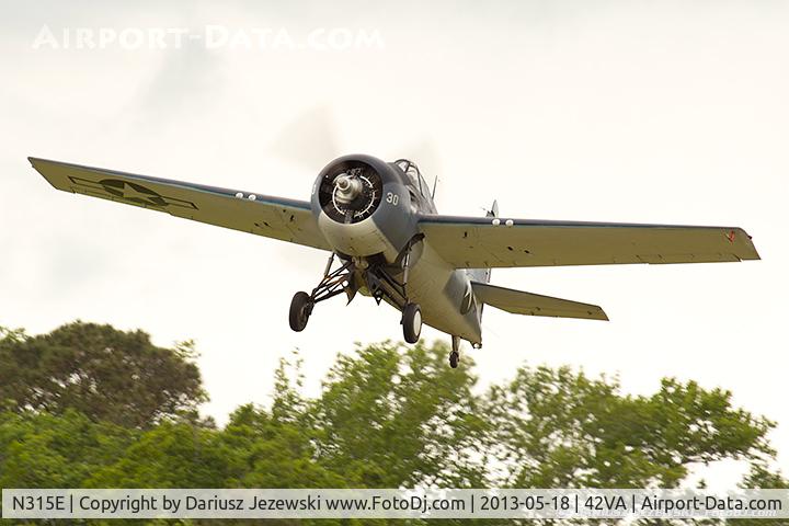 N315E, 1952 General Motors (Grumman) FM-2 Wildcat C/N Not found N315E (USN47030), Grumman FM-2 Wildcat C/N 2183, N315E