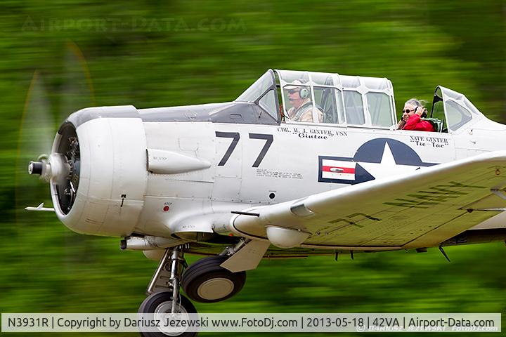 N3931R, North American AT-6B Texan C/N 84-923, North American AT-6 Texan  C/N 84-923, N3931R