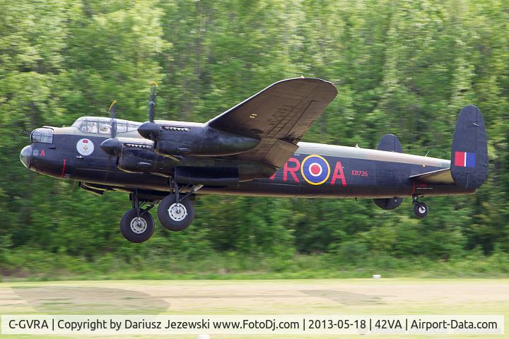 C-GVRA, 1945 Victory Aircraft Avro 683 Lancaster BX C/N FM 213 (3414), Avro 683 Lancaster B10  C/N FM 213, C-GVRA