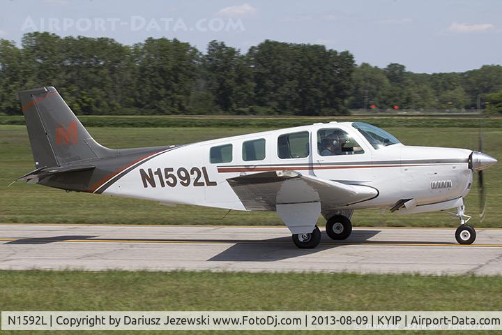 N1592L, 1976 Beech A36 Bonanza 36 C/N E-832, Beech A36 Bonanza 36  C/N E-832, N1592L