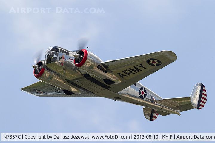 N7337C, 1943 Beech AT-11 Kansan C/N 4597, Beech AT-11 Kansan 