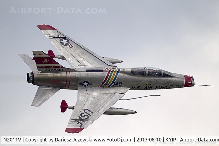 N2011V, 1958 North American F-100F Super Sabre C/N 243-224, North American F-100F Super Sabre C/N 56-3948, N2011V