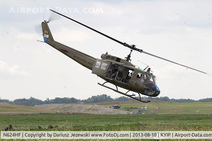N624HF, 1966 Bell UH-1D Iroquois C/N 8819, Bell UH-1H  C/N 66-16624, N624HF