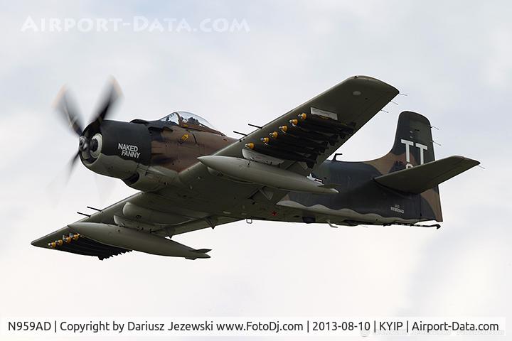 N959AD, Douglas A-1D Skyraider (AD-4NA) C/N 7759, Douglas AD-4NA Skyraider 