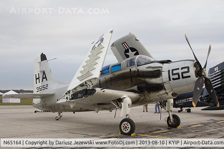 N65164, 1955 Douglas EA-1E Skyraider AD-5W C/N 55-471DH, Douglas EA-1E Skyraider  C/N 55-471DH, N65164