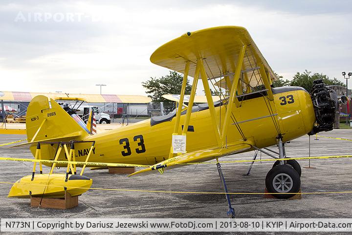 N773N, 1941 Naval Aircraft Factory N3N-3 C/N 2865, Naval Aircraft Factory N3N-3  Yellow Peril  C/N 2865, N773N