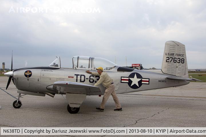N638TD, 1953 Beech T-34A (A45) Mentor Mentor C/N G-286, Beech A45  C/N G-286, N638TD