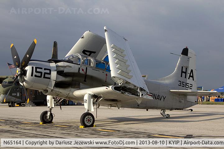 N65164, 1955 Douglas EA-1E Skyraider AD-5W C/N 55-471DH, Douglas EA-1E Skyraider  C/N 55-471DH, N65164