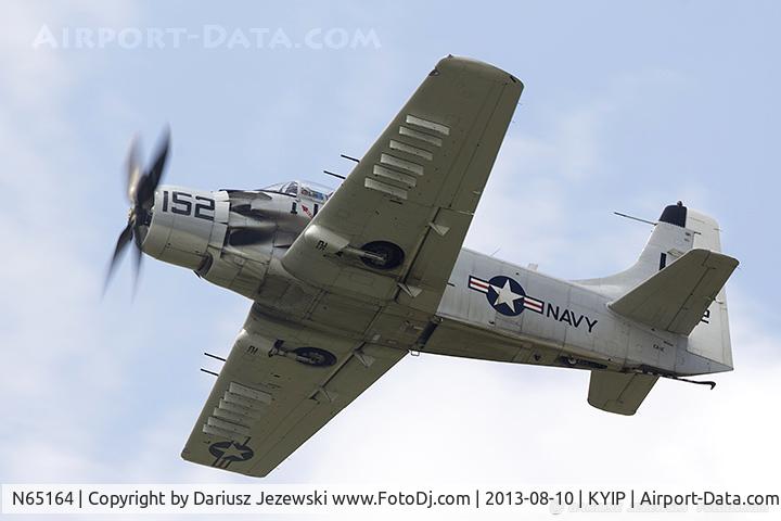 N65164, 1955 Douglas EA-1E Skyraider AD-5W C/N 55-471DH, Douglas EA-1E Skyraider  C/N 55-471DH, N65164
