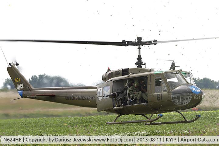 N624HF, 1966 Bell UH-1D Iroquois C/N 8819, Bell UH-1H  C/N 66-16624, N624HF