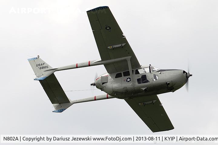N802A, 1968 Cessna O-2A (M337B) Super Skymaster Super Skymaster C/N 337M-0174, Cessna 337B (O-2A Skymaster)  C/N 337M0174 - Robert Shafer, N802A