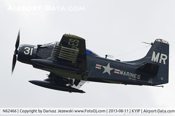 N62466, 1955 Douglas EA-1E Skyraider C/N 10255 (135178), Douglas AD-5W (EA-1E)  Skyraider  C/N 135178 - Eric Downing, N62466