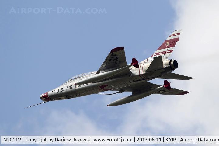 N2011V, 1958 North American F-100F Super Sabre C/N 243-224, North American F-100F Super Sabre C/N 56-3948, N2011V