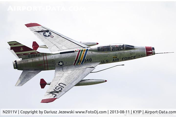N2011V, 1958 North American F-100F Super Sabre C/N 243-224, North American F-100F Super Sabre C/N 56-3948, N2011V