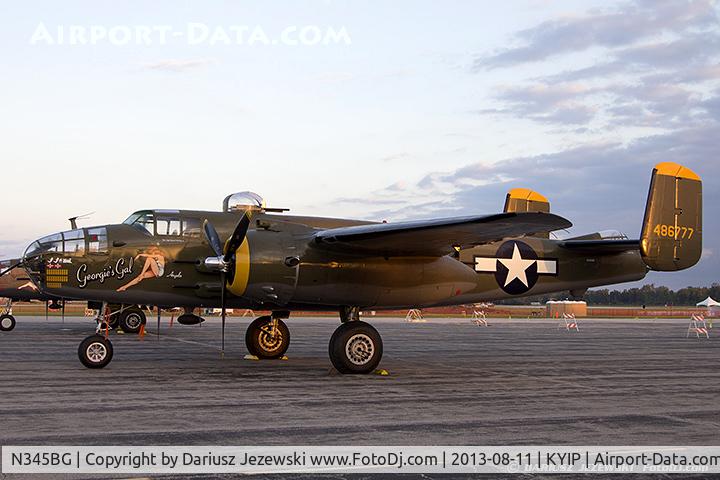 N345BG, 1944 North American TB-25N Mitchell C/N 108-47531, North American TB-25N Mitchell 